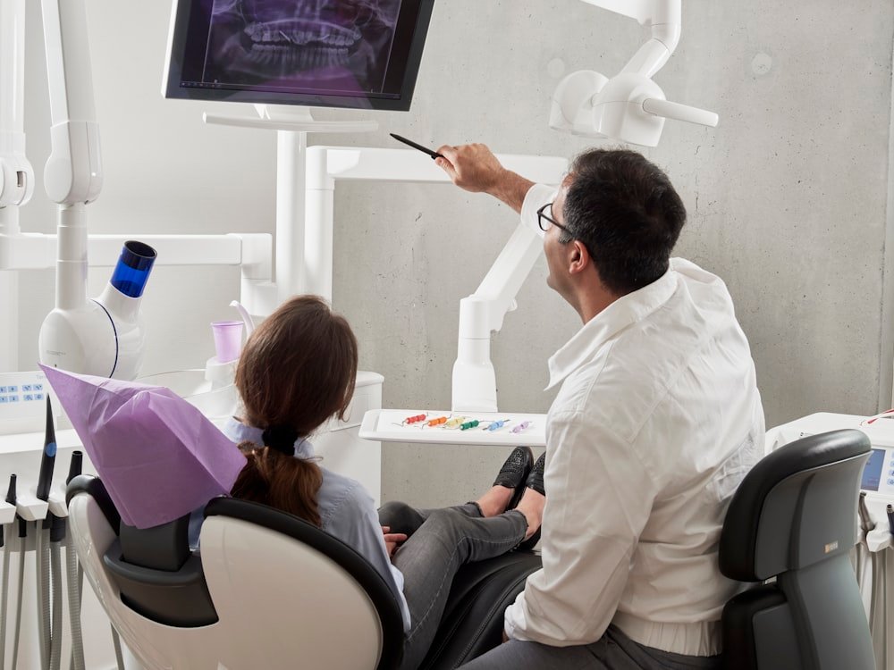 A clean, modern dental treatment room